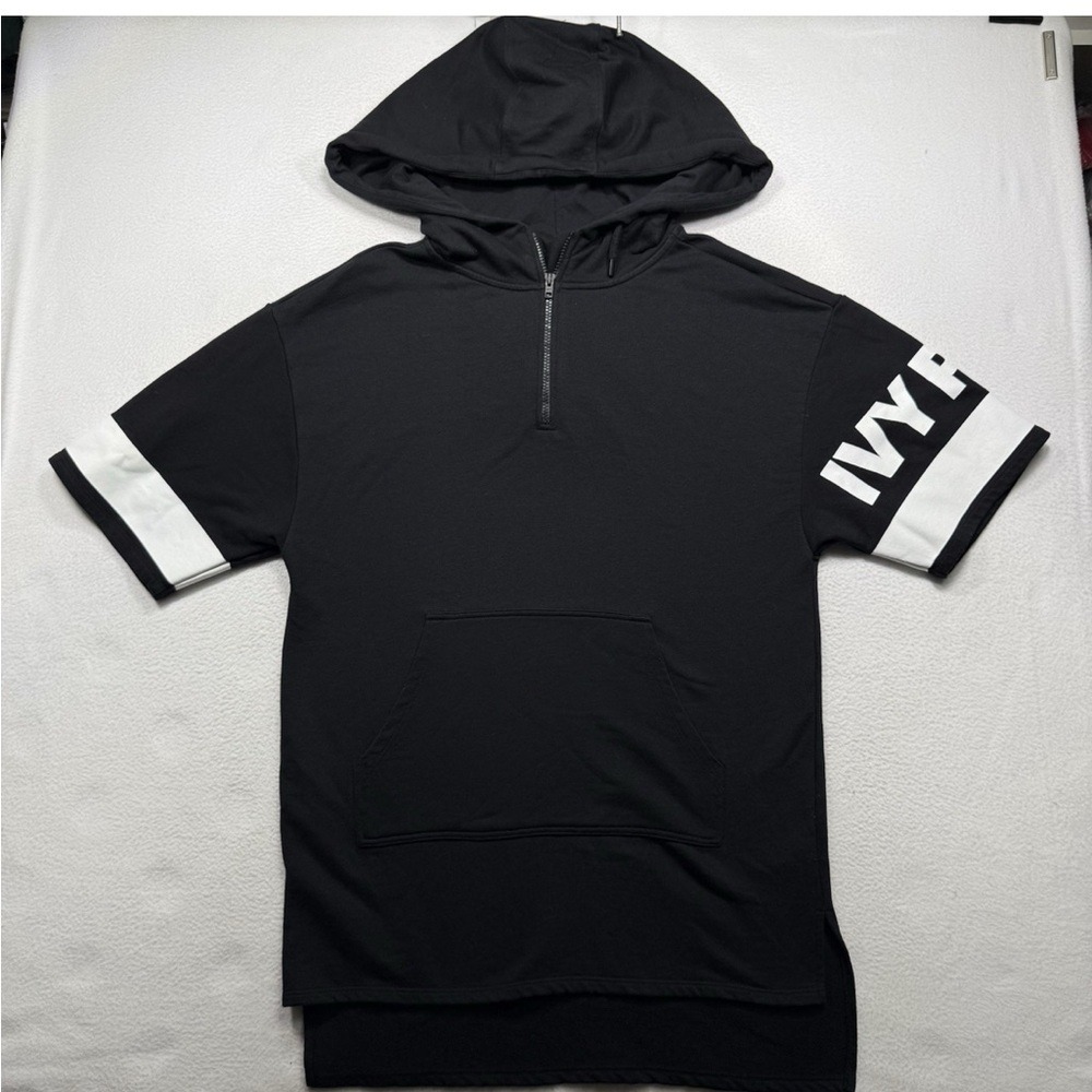 IVY PARK Black Hoodie with White Sleeve Accents size M - Picture 3 of 6